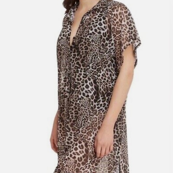 Sea Level Swim Wildside Mesh Beach Shirt in Natural Size Large NWOT Retail $130 - Picture 4 of 5